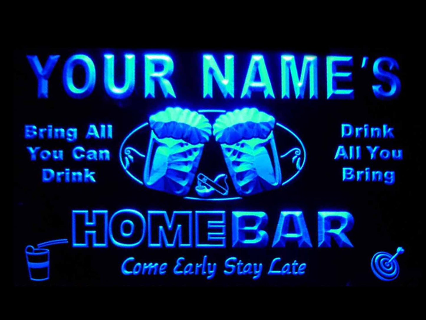Personalized Home Bar Beer Neon Light LED Neon Sign st4-p-tm