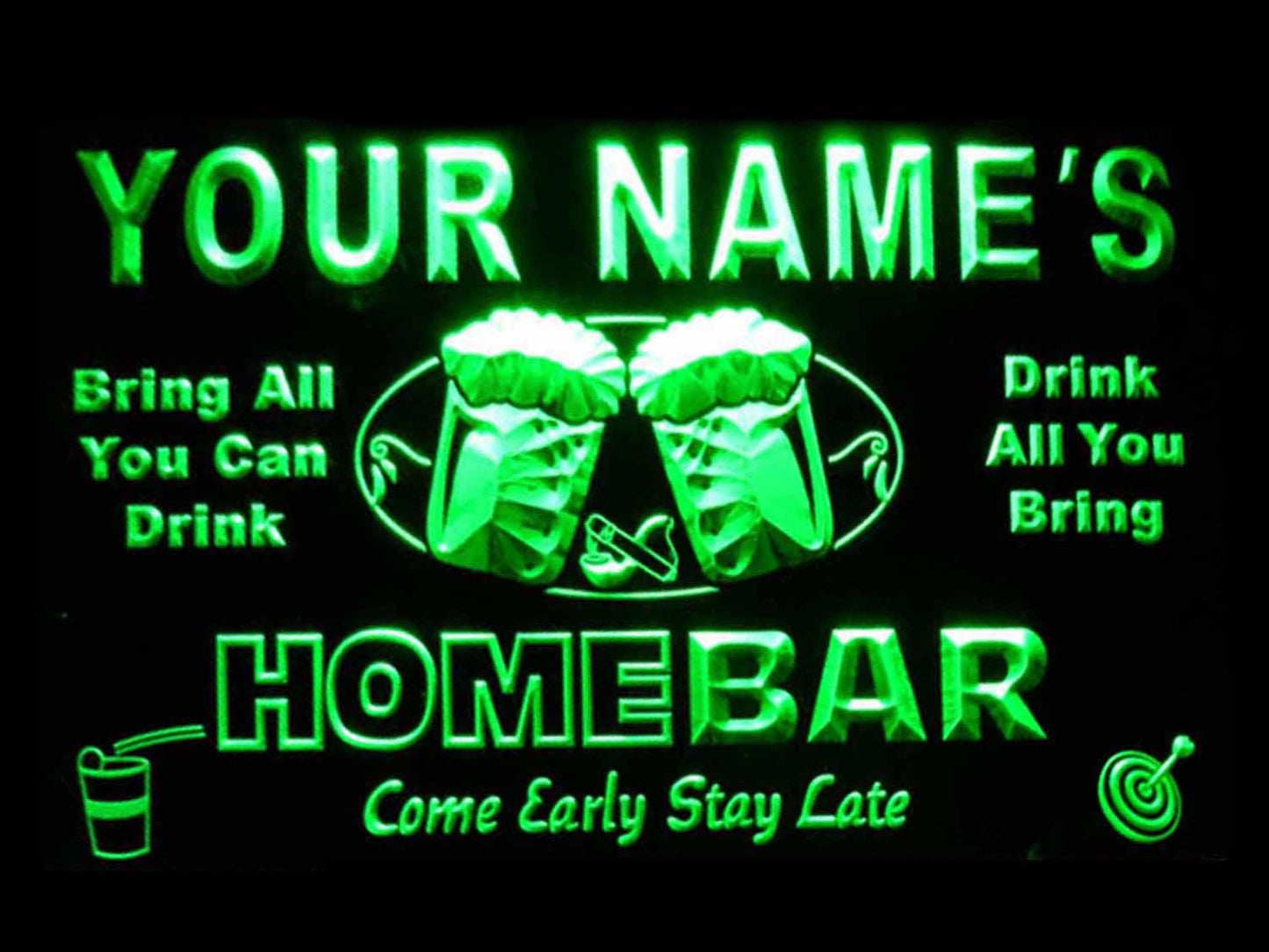 Personalized Home Bar Beer Neon Light LED Neon Sign st4-p-tm