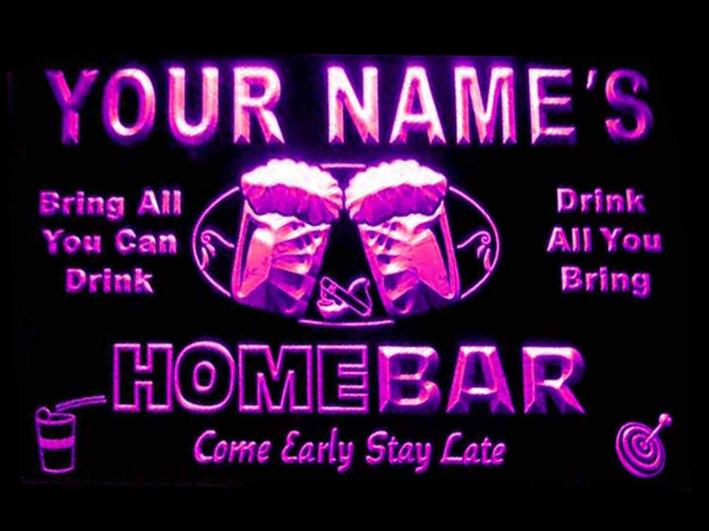 Personalized Home Bar Beer Neon Light LED Neon Sign st4-p-tm