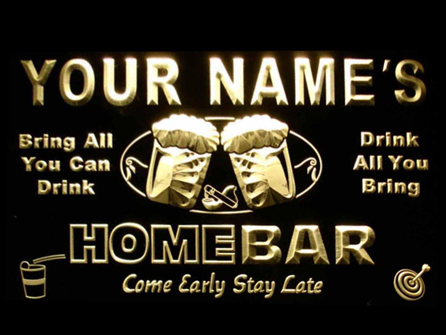 Personalized Home Bar Beer Neon Light LED Neon Sign st4-p-tm