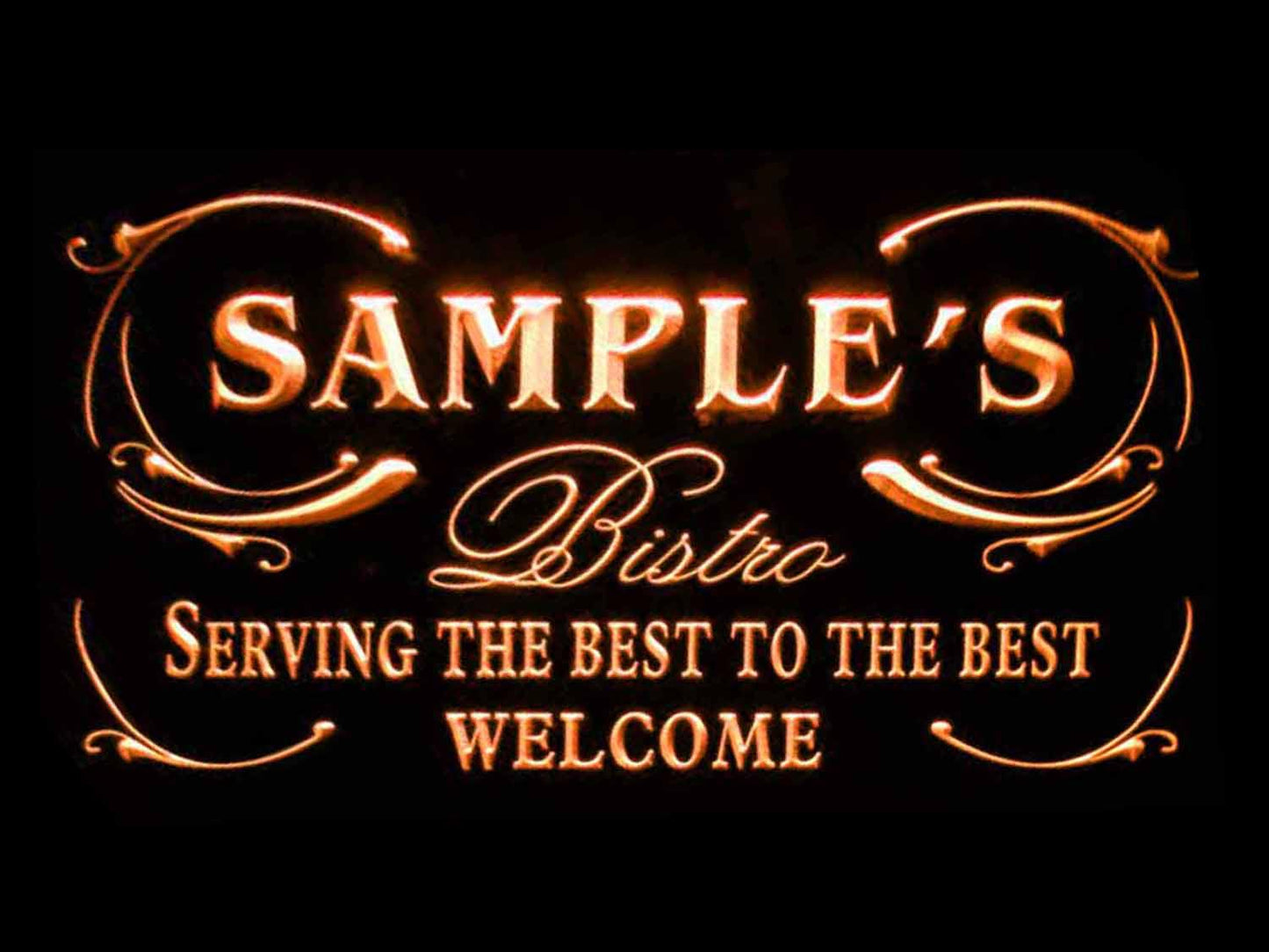 Personalized Best Bistro Custom Neon Light LED Neon Sign st4-pt-tm