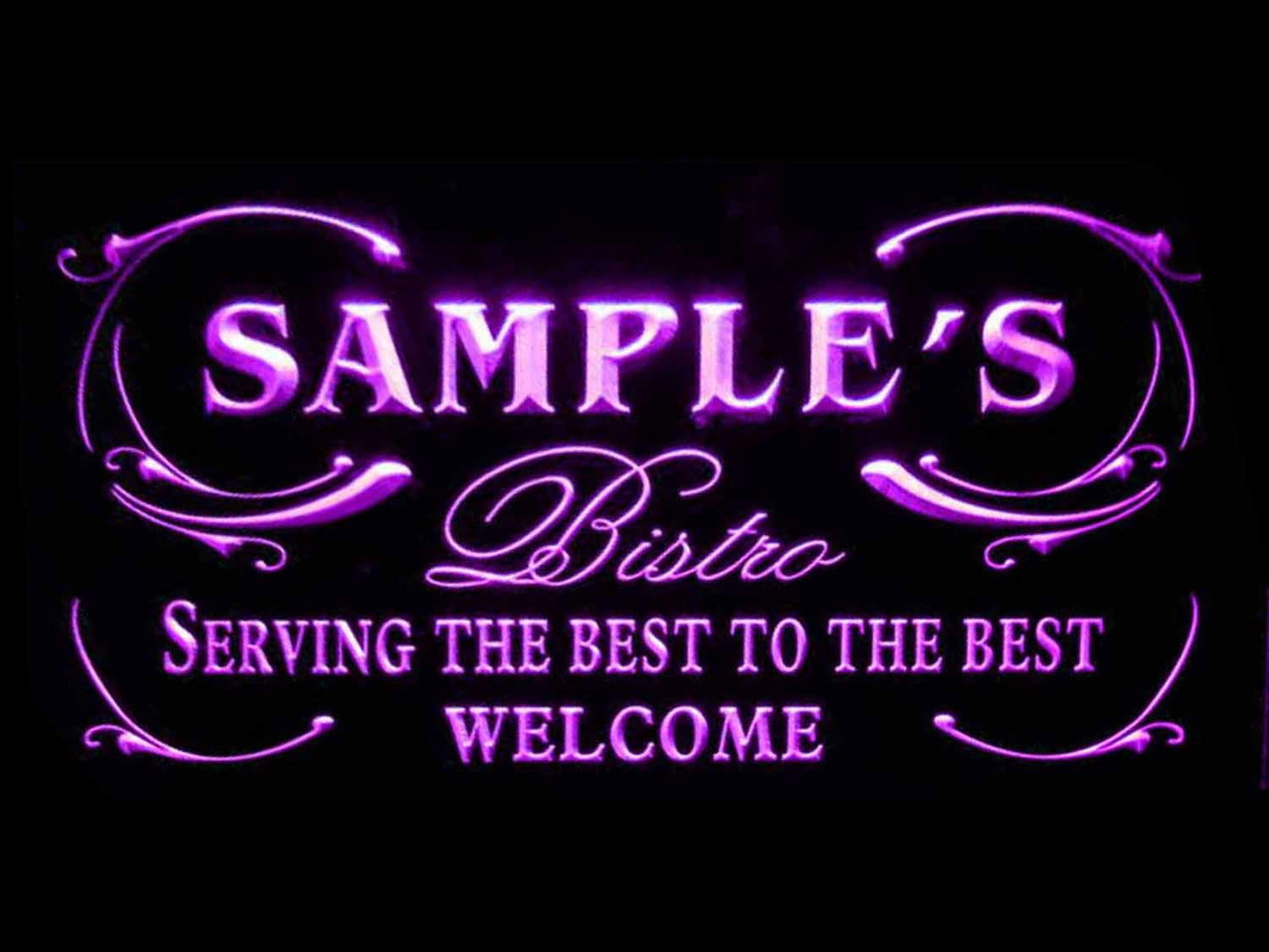 Personalized Best Bistro Custom Neon Light LED Neon Sign st4-pt-tm