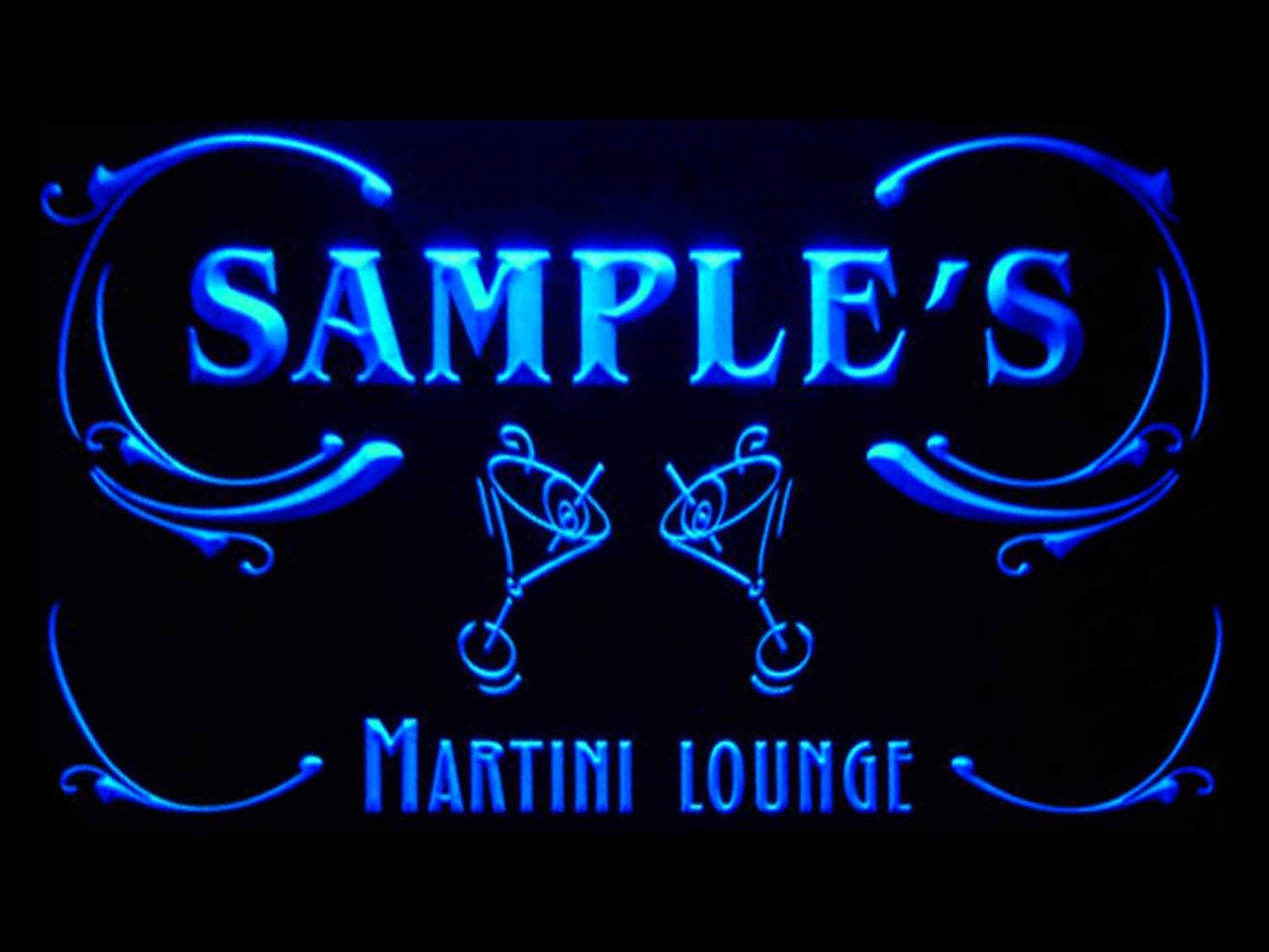 Personalized Martini Lounge Cocktails Bar Wine Neon Light LED Neon Sign st4-ti-tm