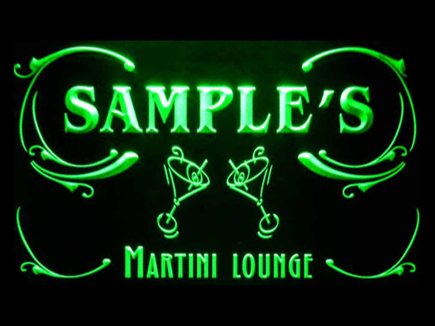 Personalized Martini Lounge Cocktails Bar Wine Neon Light LED Neon Sign st4-ti-tm