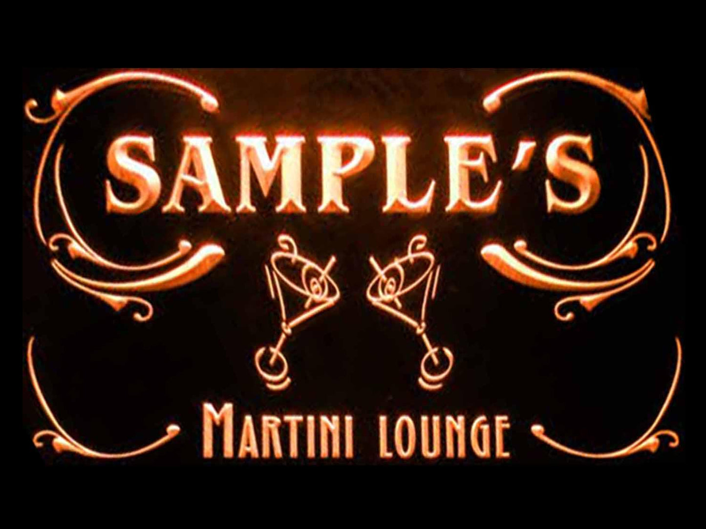 Personalized Martini Lounge Cocktails Bar Wine Neon Light LED Neon Sign st4-ti-tm