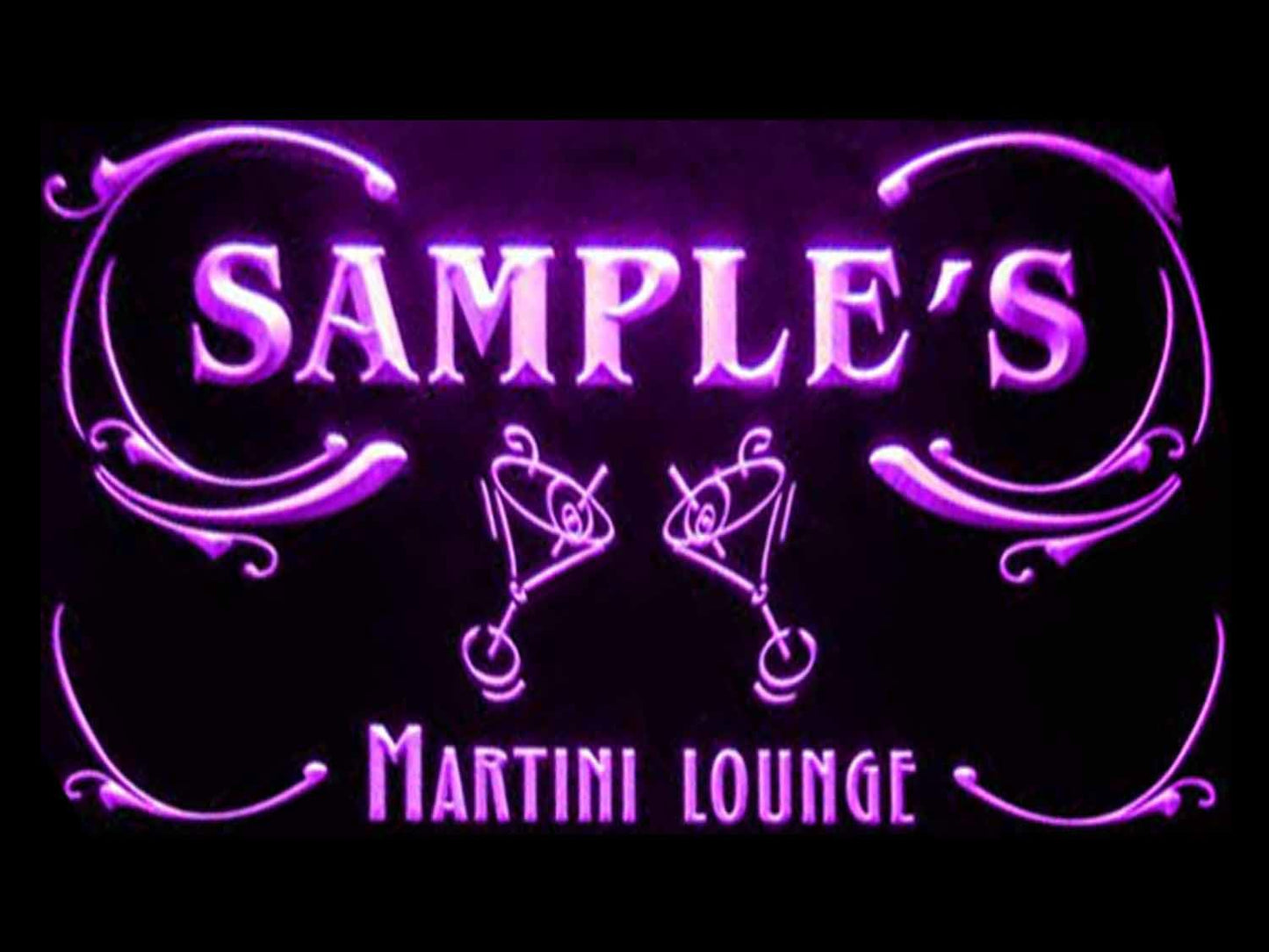 Personalized Martini Lounge Cocktails Bar Wine Neon Light LED Neon Sign st4-ti-tm