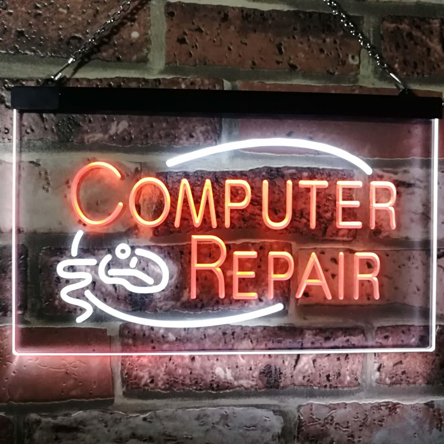 Computer Repair Dual-color LED Neon Sign st6-i2081