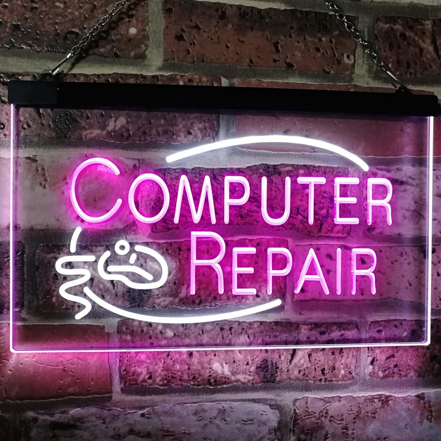 Computer Repair Dual-color LED Neon Sign st6-i2081