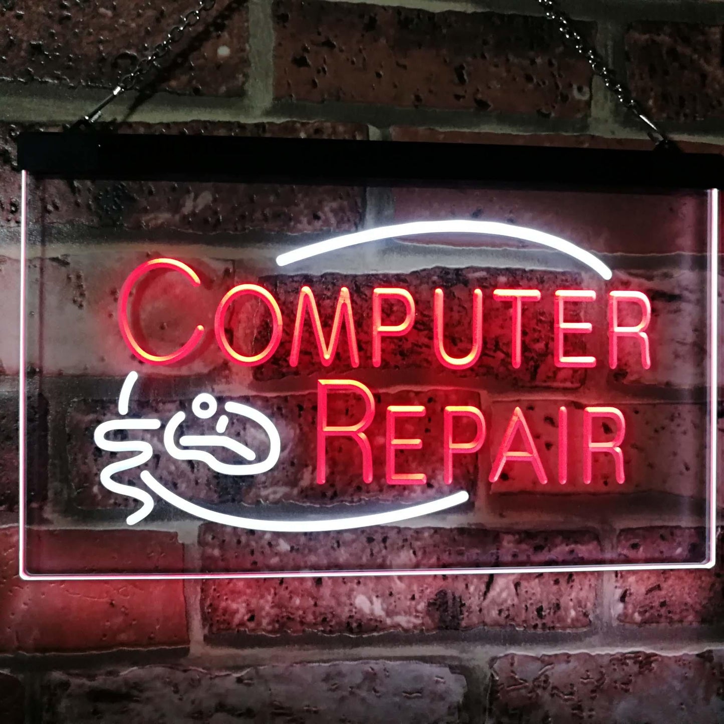 Computer Repair Dual-color LED Neon Sign st6-i2081