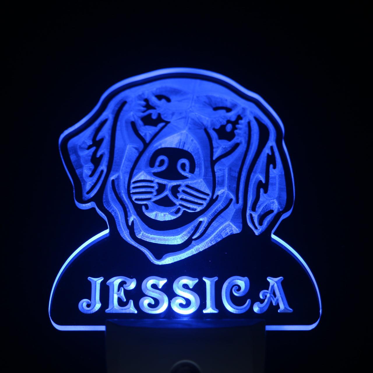 Golden Retriever Personalized Night Light Day/Night Sensor LED Sign ws1069-tm