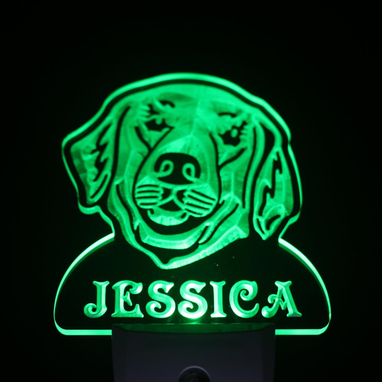 Golden Retriever Personalized Night Light Day/Night Sensor LED Sign ws1069-tm