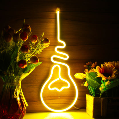 Light Bulb Ultra-Bright LED Neon Sign fnu0064