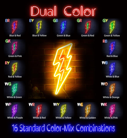 Lighting bolt Ultra-Bright LED Neon Sign fnu0206