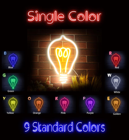 Light Blub Ultra-Bright LED Neon Sign fnu0230