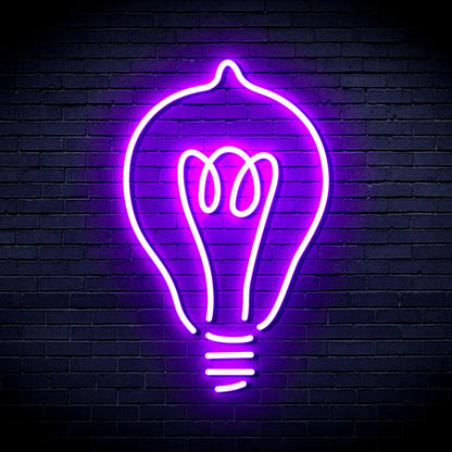 Light Blub Ultra-Bright LED Neon Sign fnu0230