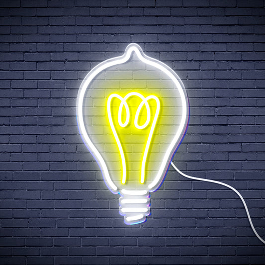 Light Blub Ultra-Bright LED Neon Sign fnu0230