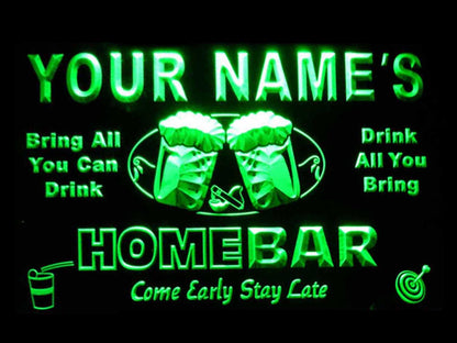 Personalized Home Bar Beer Neon Light LED Neon Sign st4-p-tm