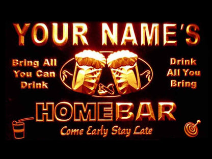 Personalized Home Bar Beer Neon Light LED Neon Sign st4-p-tm