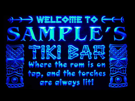 Personalized Tiki Bar Beer Neon Light LED Neon Sign st4-pm-tm