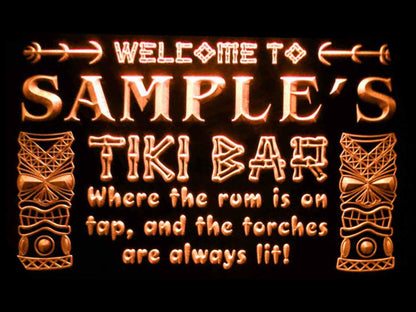 Personalized Tiki Bar Beer Neon Light LED Neon Sign st4-pm-tm