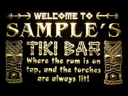 Personalized Tiki Bar Beer Neon Light LED Neon Sign st4-pm-tm