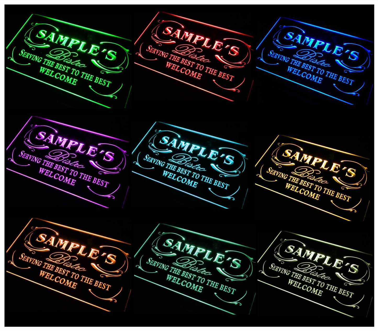 Personalized Best Bistro Custom Neon Light LED Neon Sign st4-pt-tm