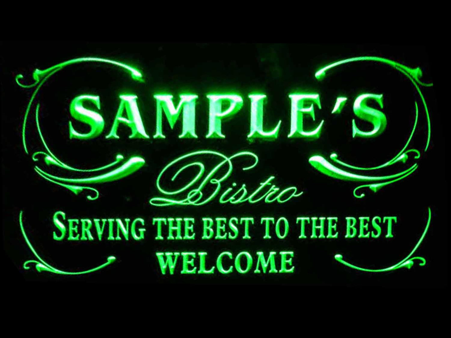 Personalized Best Bistro Custom Neon Light LED Neon Sign st4-pt-tm
