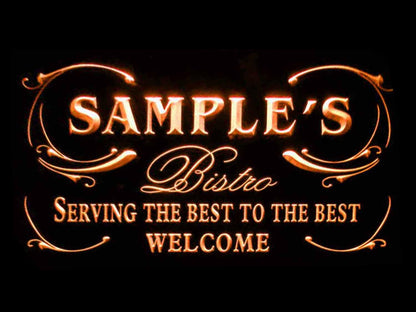 Personalized Best Bistro Custom Neon Light LED Neon Sign st4-pt-tm