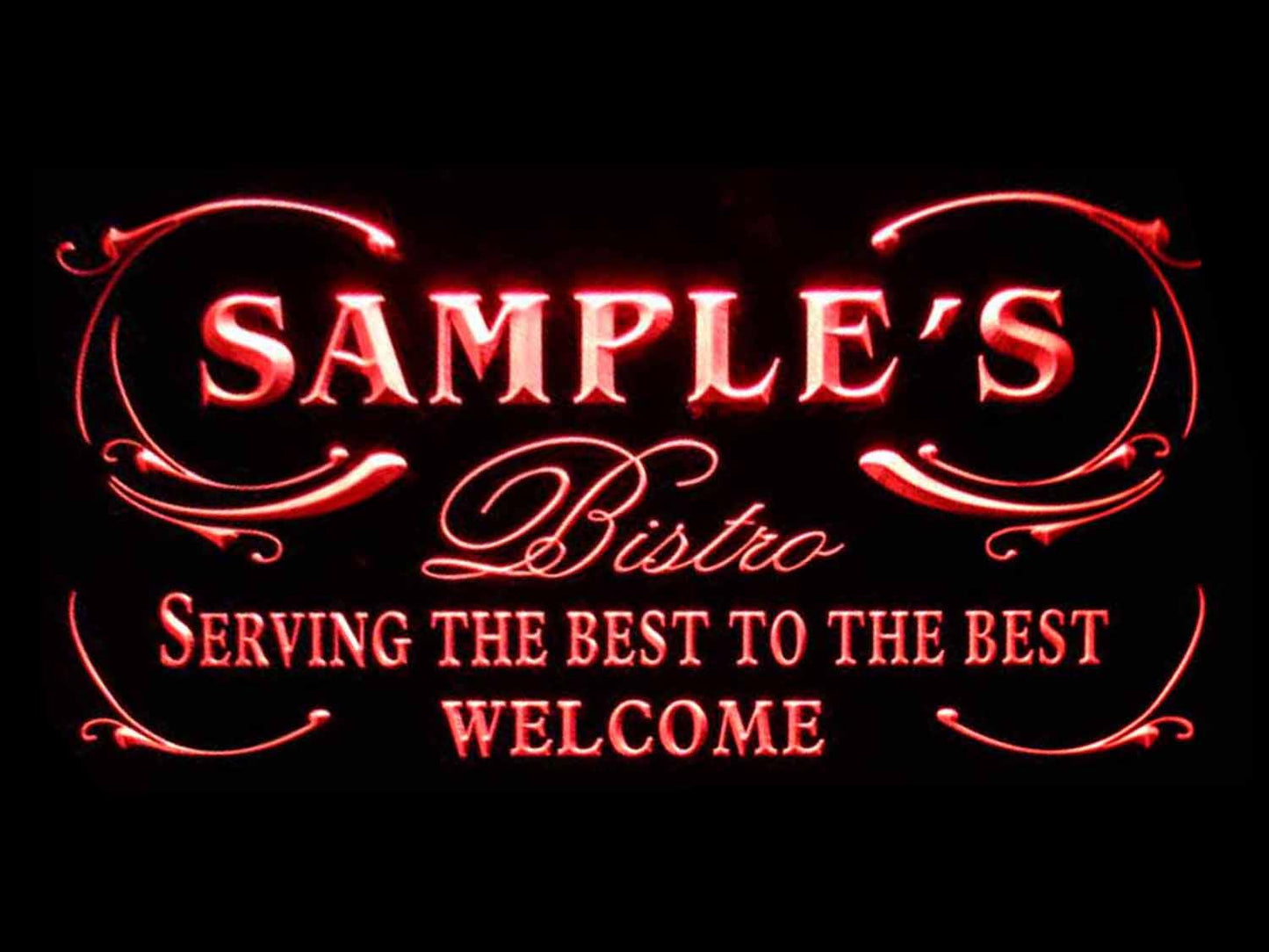 Personalized Best Bistro Custom Neon Light LED Neon Sign st4-pt-tm