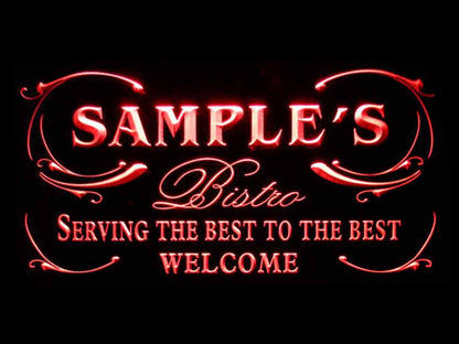 Personalized Best Bistro Custom Neon Light LED Neon Sign st4-pt-tm