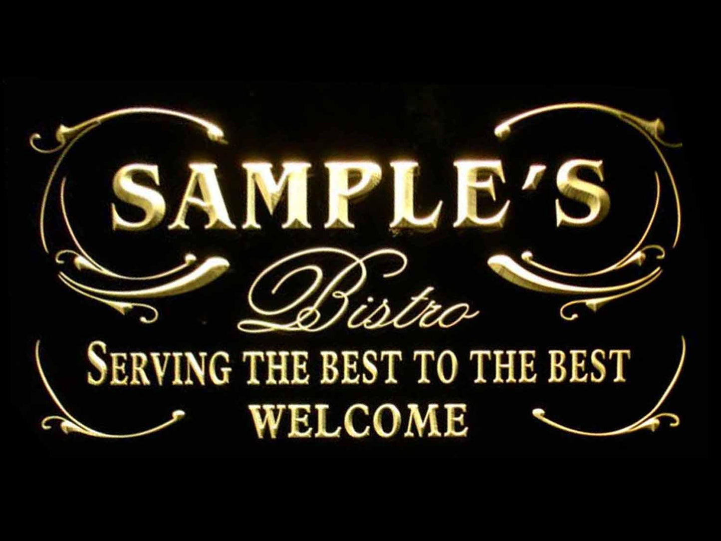Personalized Best Bistro Custom Neon Light LED Neon Sign st4-pt-tm