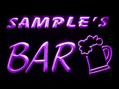 Personalized Home Brew Bar Beer Mug Glass Neon Light LED Neon Sign st4-pv-tm