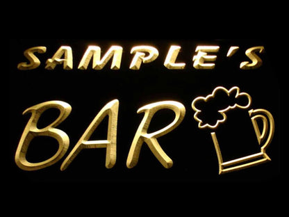 Personalized Home Brew Bar Beer Mug Glass Neon Light LED Neon Sign st4-pv-tm
