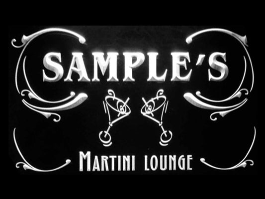 Personalized Martini Lounge Cocktails Bar Wine Neon Light LED Neon Sign st4-ti-tm